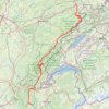 Grande Traversée du Jura à Vélo GPS track, route, trail