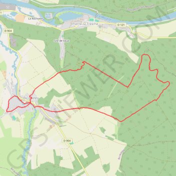 Bicqueley - Deuille d'Ochey GPS track, route, trail