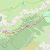 Sentier du petit bonheur depuis Lanslevillard GPS track, route, trail
