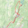 Barrages et lac de Coiselet - Thoirette GPS track, route, trail