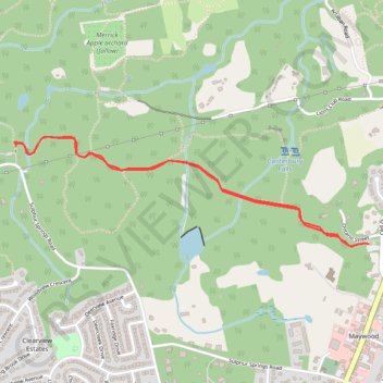 Heritage Trail - Dundas Valley Conservation Area GPS track, route, trail