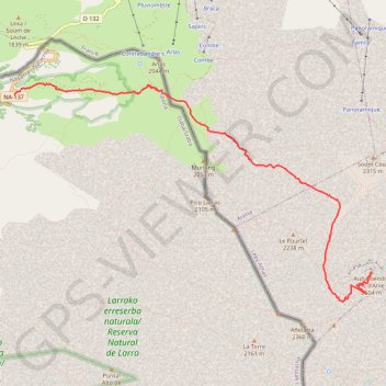 Pic d'Anie GPS track, route, trail