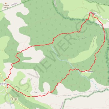Ubac de la Sagne GPS track, route, trail