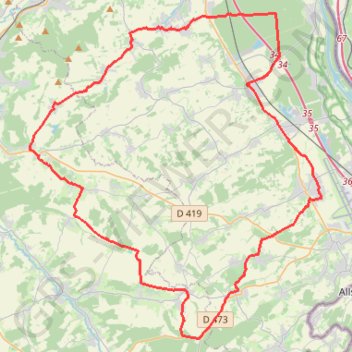 Circuit Sundgau GPS track, route, trail