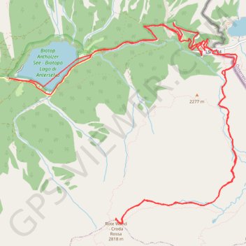 Croda Rossa (Rotewand) GPS track, route, trail