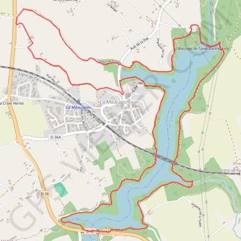La Méaugon GPS track, route, trail