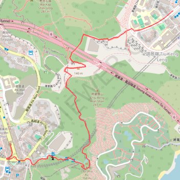 Chiu Keng Wan Shan GPS track, route, trail