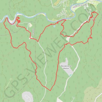 CEZE (2 - Gorges) - Rocher du Morgue-14580915 GPS track, route, trail