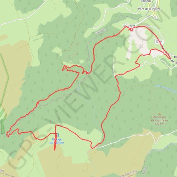 LE CROZET AUBERGE DE GARNIER GPS track, route, trail