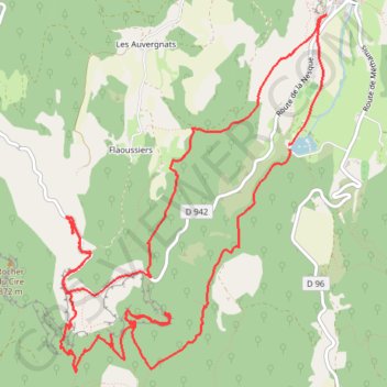 Les gorges de la Nesque GPS track, route, trail