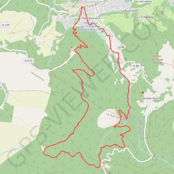 Nettoyer ses bronches à La Bourboule GPS track, route, trail