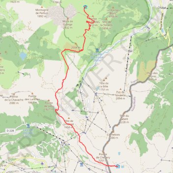 Traversée des Alpes - Étape 3 GPS track, route, trail