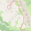 Névache (05), Lac blanc, Lac serpent GPS track, route, trail