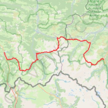 GR10 De Borce (Pyrénées-Atlantiques) à Cauterets (Hautes-Pyrénées) GPS track, route, trail