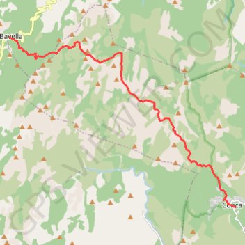 11ème étape du GR20 GPS track, route, trail