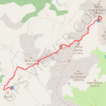 TB J5 refuge de Presset-refuge de la Coire-16373813 GPS track, route, trail