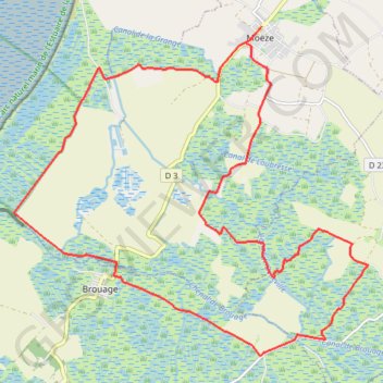Les aigrettes des Marais de Moëze Brouage GPS track, route, trail