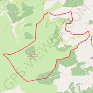 Rando Le Signal du Luguet 11-06-2017 GPS track, route, trail