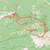 Côtes du Rhône - Ventoux - Le Plan - Col du Comte - Mont Serein - Le Contrat - Mont Ventoux - Bergerie de l'Avocat - Lou Roundeu GPS track, route, trail