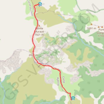 Du refuge de Petra Piana au refuge de L'Onda par les crêtes GPS track, route, trail
