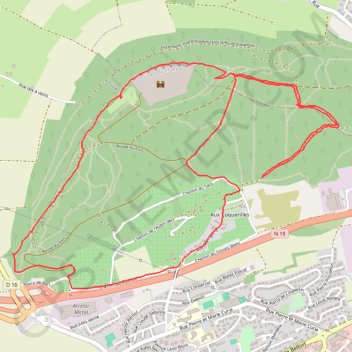 Mont Vaudois GPS track, route, trail