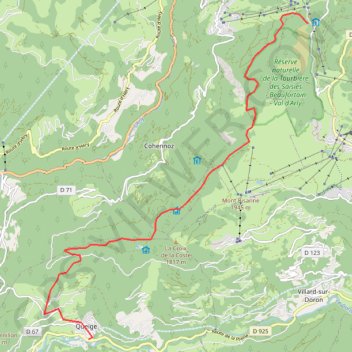 Queige Lachat GPS track, route, trail