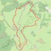 Aubrac - Puy de Gudette (15.3km, D+487m) GPS track, route, trail