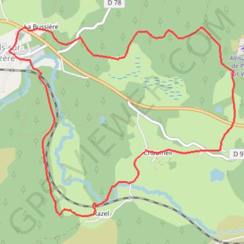 Les Moulins de Razel - Pérols-sur-Vézère - Pays de Haute Corrèze GPS track, route, trail