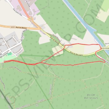 Circuit du Maréchal de Croÿ GPS track, route, trail