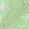 Traversée des dentelles de Montmirail GPS track, route, trail