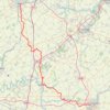GR145 Via Francigena. De Arras (Pas-de-Calais) à Saint Quentin (Aisne) GPS track, route, trail