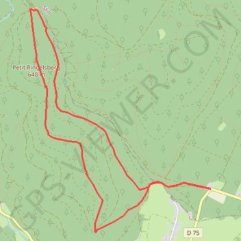 Les deux Ringelsberg GPS track, route, trail