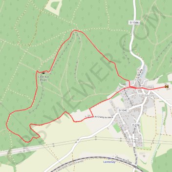 La combe aux mammouths GPS track, route, trail