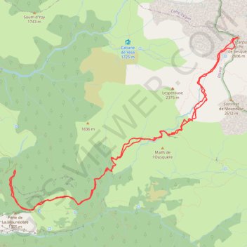 Pic de Sesque GPS track, route, trail