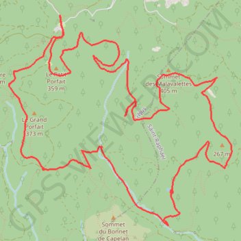 Randonnée du 07/04/2023 à 09:16 GPS track, route, trail