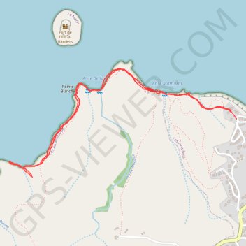 ⛹️ Trace Anse à l'Ane GPS track, route, trail
