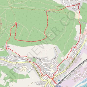 Ars-Gare - Vaux - Marival GPS track, route, trail