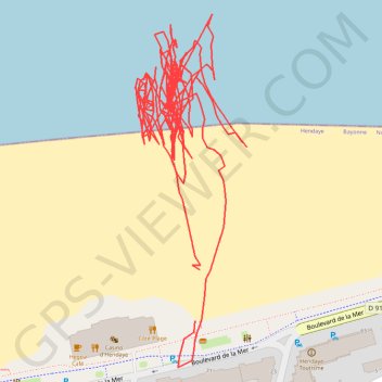 Hendaye Surf GPS track, route, trail