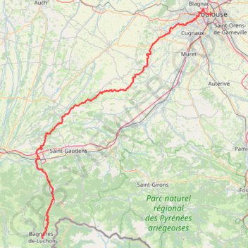 Cirkwi-GR®86__DE_TOULOUSE_À_LUCHON_ GPS track, route, trail