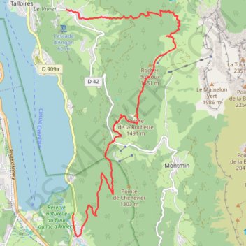 Col de la Forclaz GPS track, route, trail