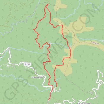Col de la Pierre Levée-Col des Fossés GPS track, route, trail