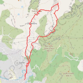 Circuit de Pagnol - La Treille - Marseille GPS track, route, trail
