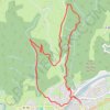 La Vallée du Barribès GPS track, route, trail
