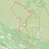 Les Mayorques et les Gorges de la Peine GPS track, route, trail