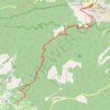Le Mont ventoux GPS track, route, trail