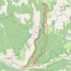 LE ROZIER Chemin de BLANQUEFORT (les vignes) GPS track, route, trail
