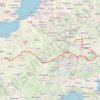 Itinéraire de Angers à Stuttgart, Allemagne GPS track, route, trail