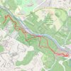 Hike through Patapsco Valley State Park Ilchester Area GPS track, route, trail