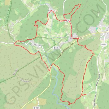 Durfort - Château de Fressac - Monoblet GPS track, route, trail