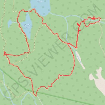 Showh Lakes GPS track, route, trail
